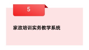 家政培训实务教学系统