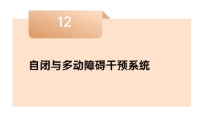 自闭与多动障碍干预系统