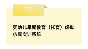 婴幼儿早期教育（托育）虚拟仿真实训系统