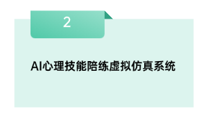 AI心理技能陪练虚拟仿真系统
